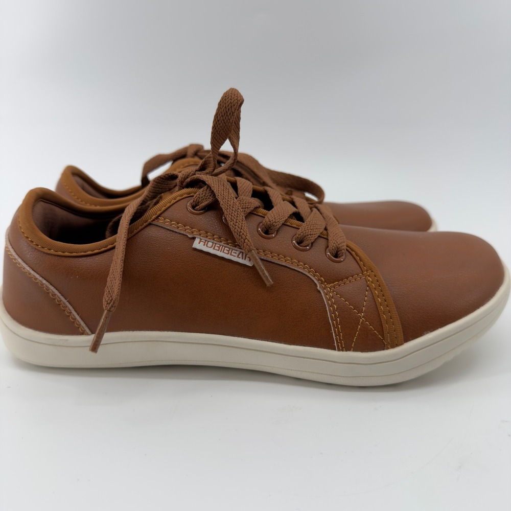 Hobibear Kids Brown Barefoot Shoes Minimalist Wide Toe Box Sneakers 40